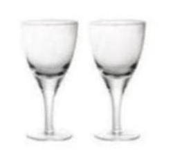 Denby Azure White Wine Glass, Clear, Pair Of 2